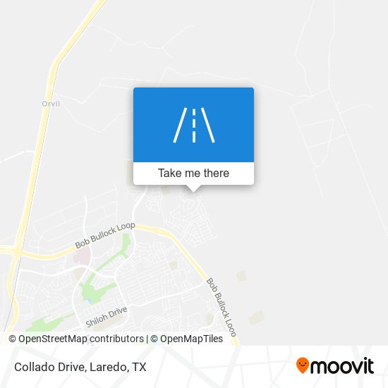 Collado Drive map