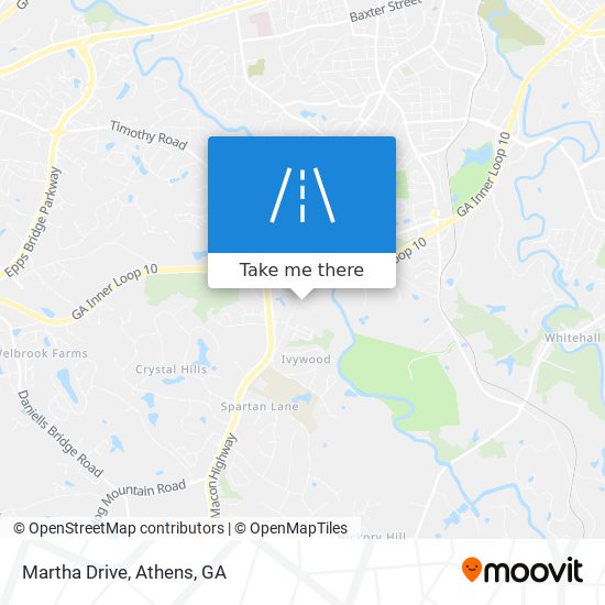 Martha Drive map