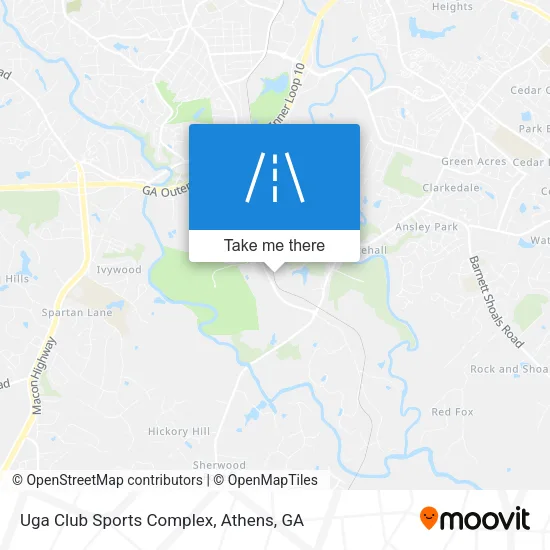 Uga Club Sports Complex map