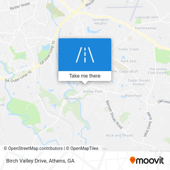 Birch Valley Drive map