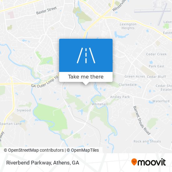 Mapa de Riverbend Parkway