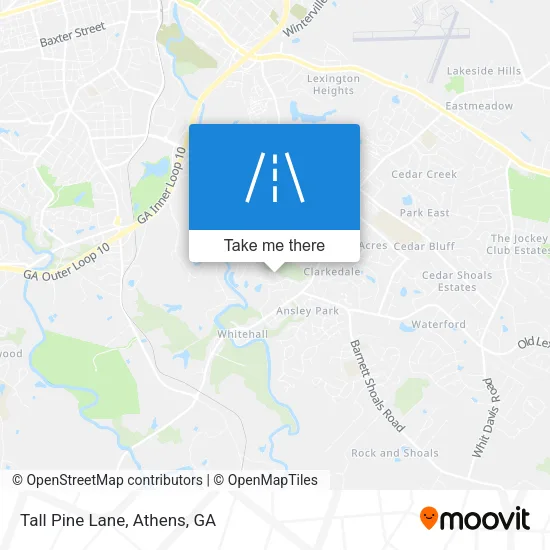Tall Pine Lane map