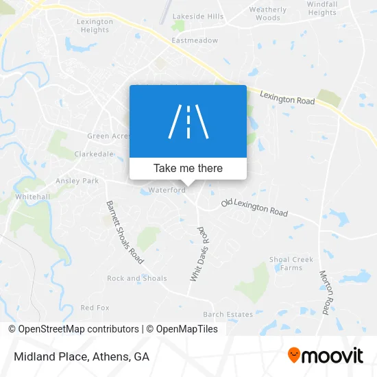 Midland Place map