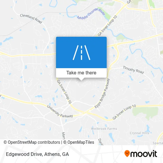 Edgewood Drive map