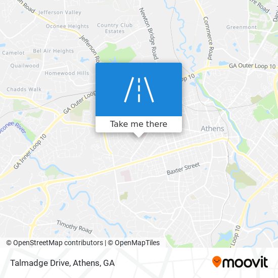 Talmadge Drive map