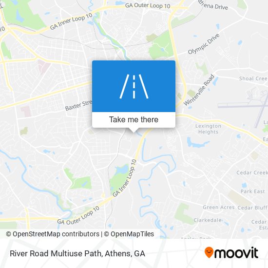 Mapa de River Road Multiuse Path