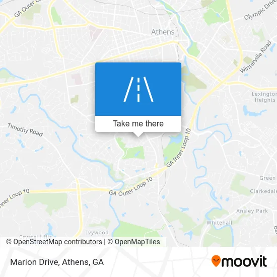 Marion Drive map