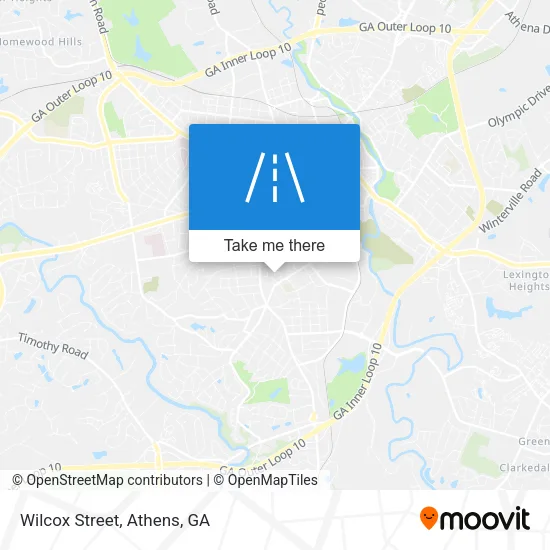 Wilcox Street map