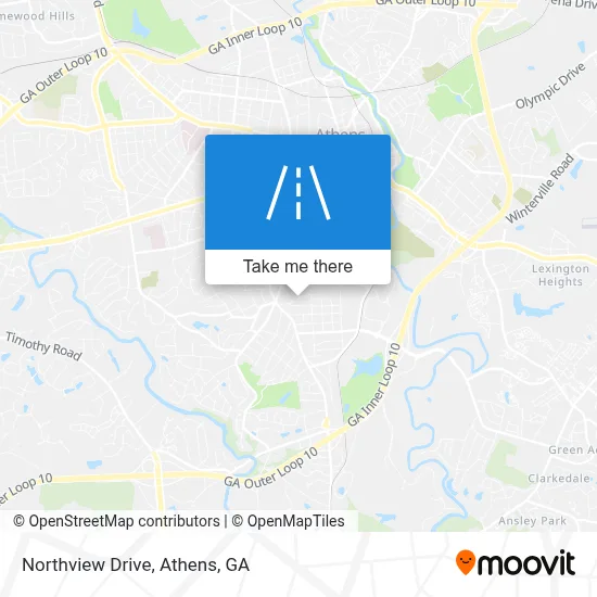 Northview Drive map