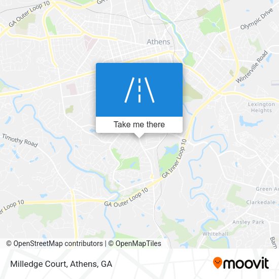 Mapa de Milledge Court