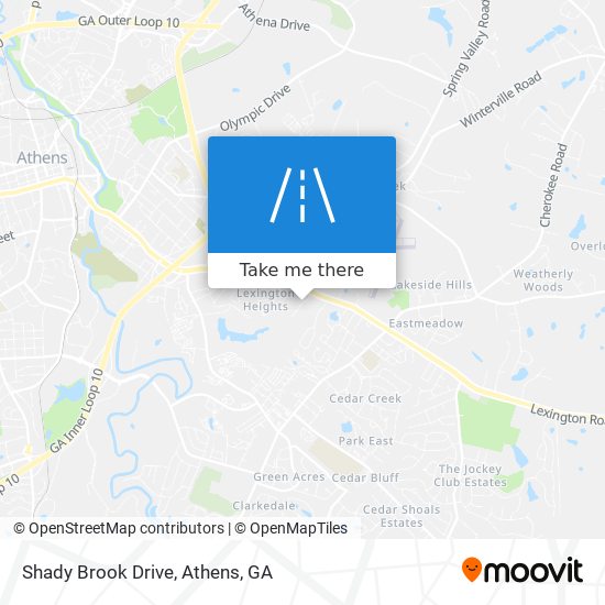 Shady Brook Drive map