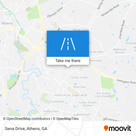 Sena Drive map