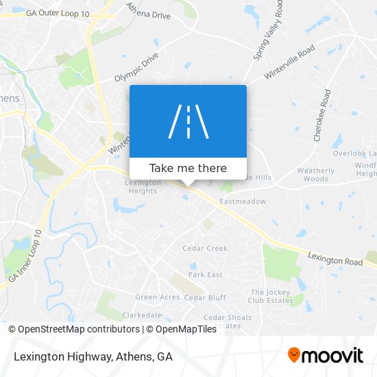 Lexington Highway map