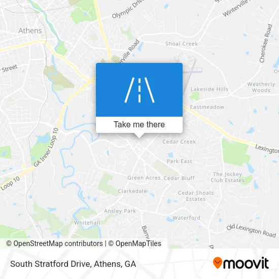 South Stratford Drive map