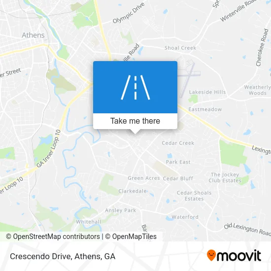 Crescendo Drive map