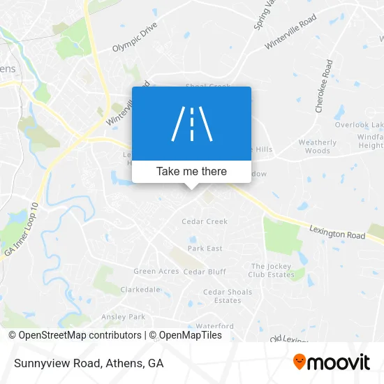 Sunnyview Road map