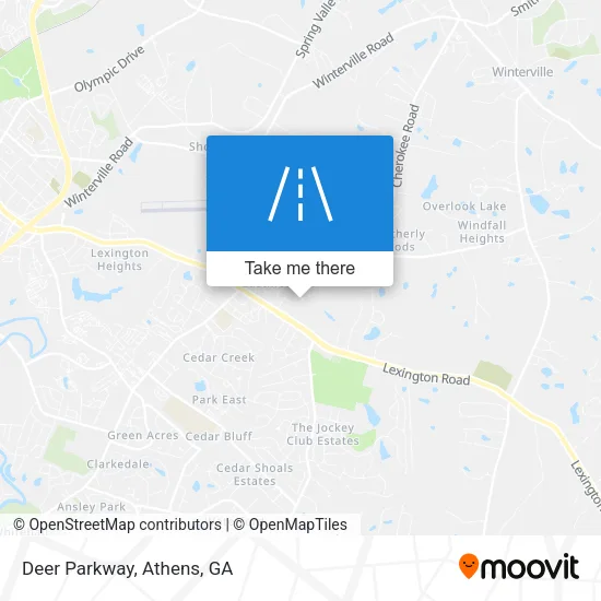 Deer Parkway map