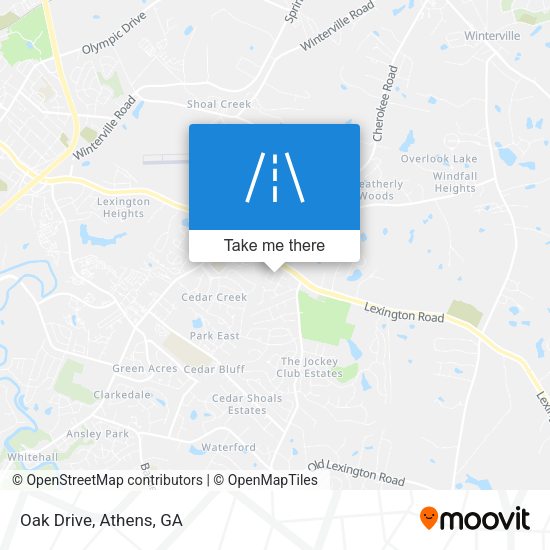 Mapa de Oak Drive