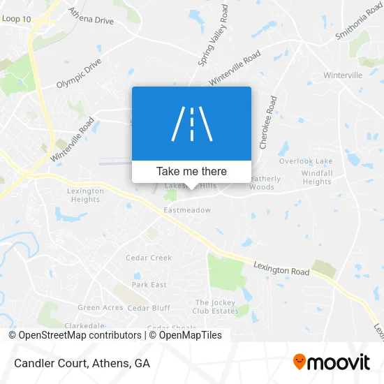Candler Court map