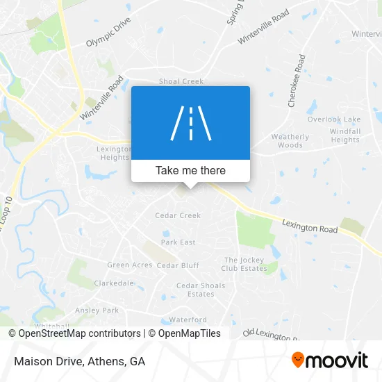 Maison Drive map
