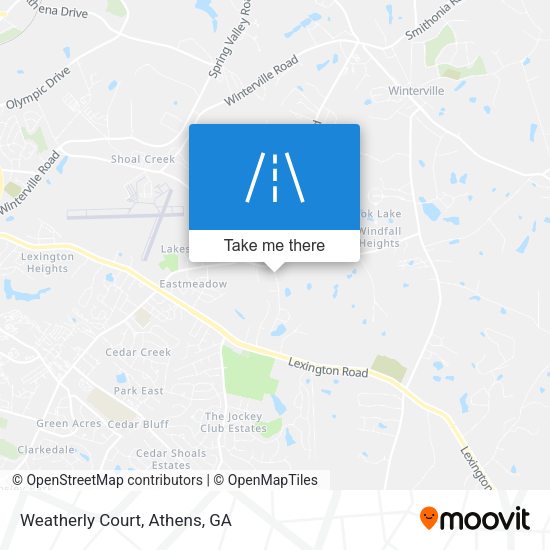 Mapa de Weatherly Court