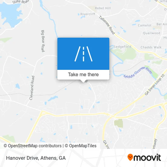 Hanover Drive map