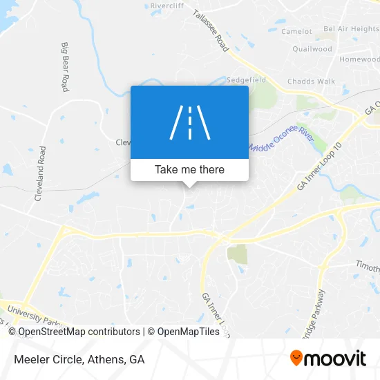 Meeler Circle map