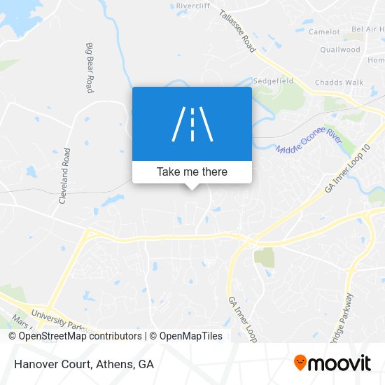 Mapa de Hanover Court