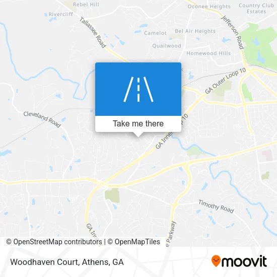 Woodhaven Court map