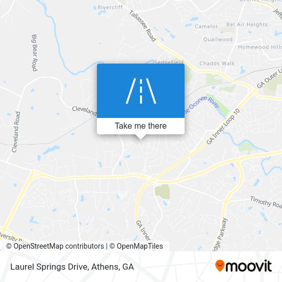 Mapa de Laurel Springs Drive