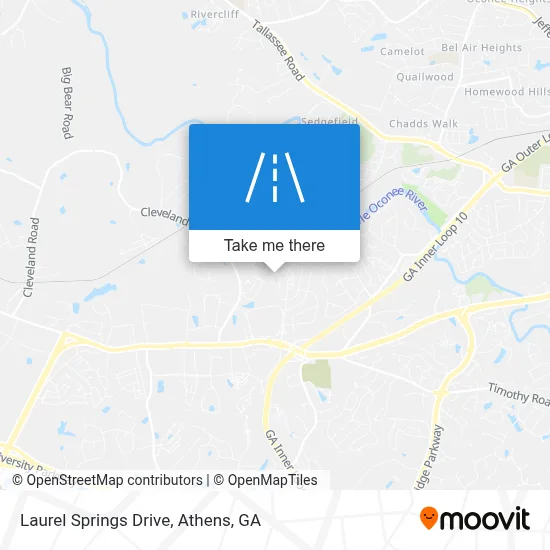 Laurel Springs Drive map