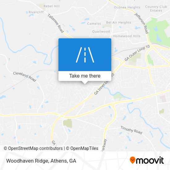 Mapa de Woodhaven Ridge