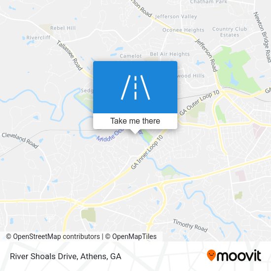 River Shoals Drive map