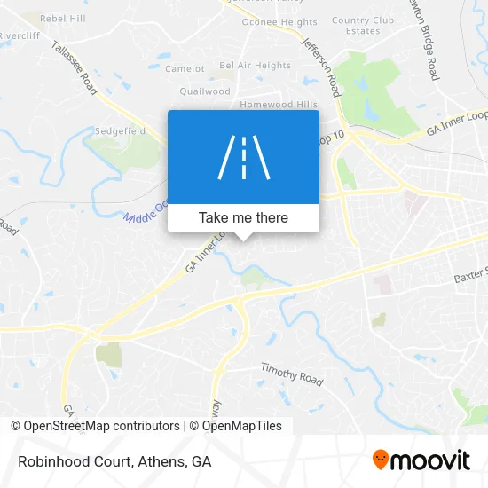 Robinhood Court map