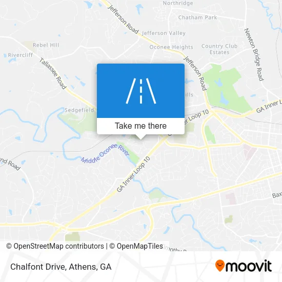 Chalfont Drive map