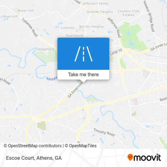 Escoe Court map