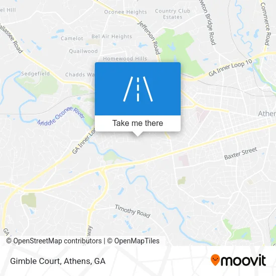 Gimble Court map