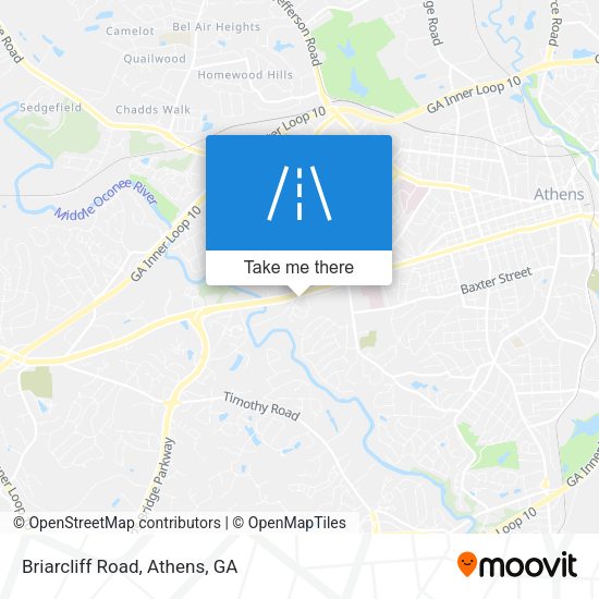 Mapa de Briarcliff Road