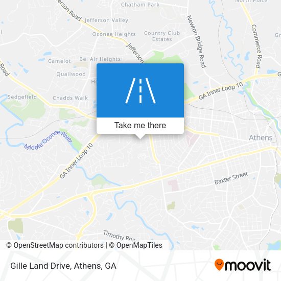 Mapa de Gille Land Drive