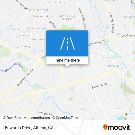 Edwards Drive map
