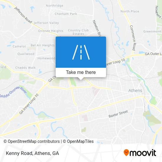 Kenny Road map