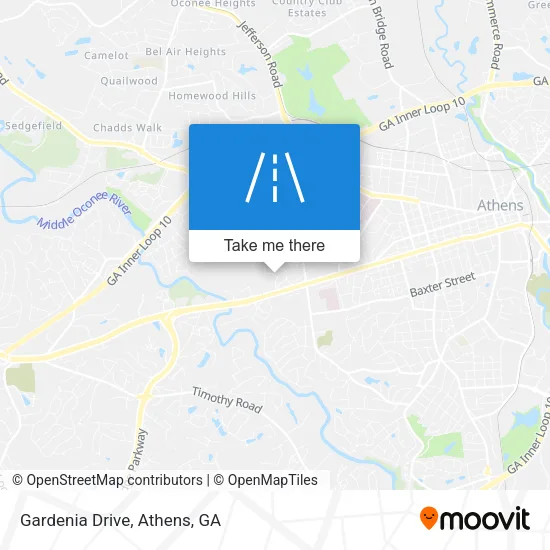 Gardenia Drive map