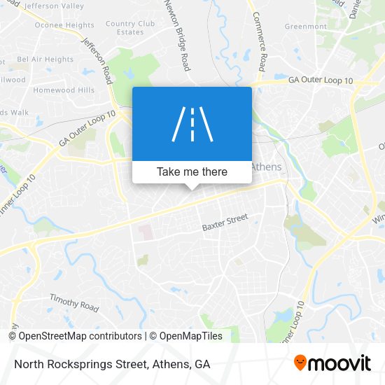 North Rocksprings Street map