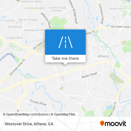 Westover Drive map