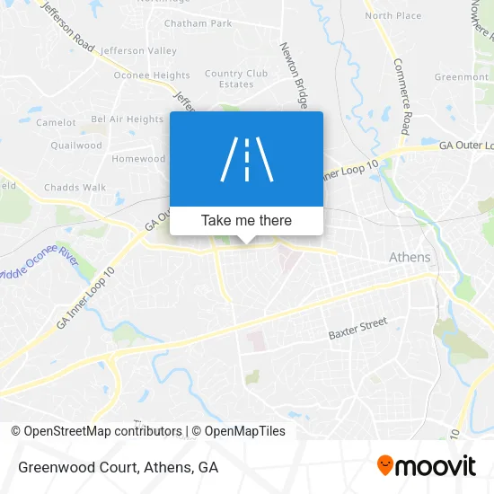 Greenwood Court map