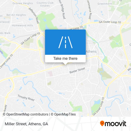 Mapa de Miller Street