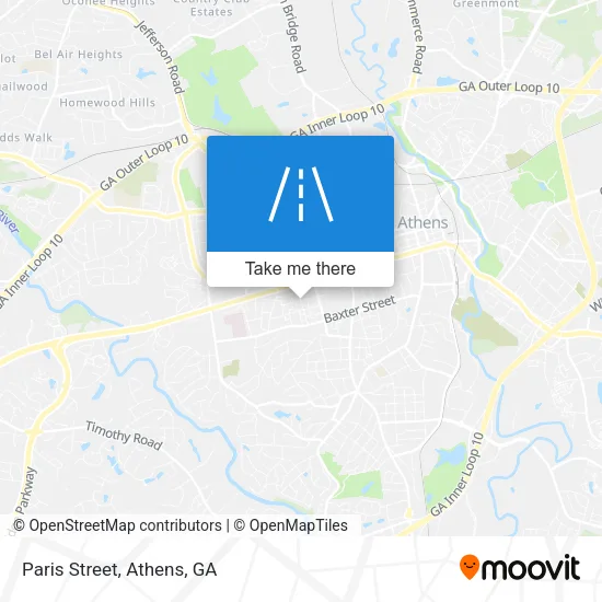 Paris Street map