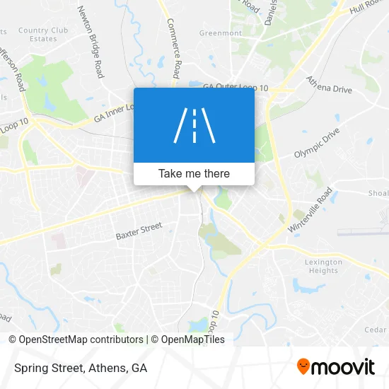 Spring Street map