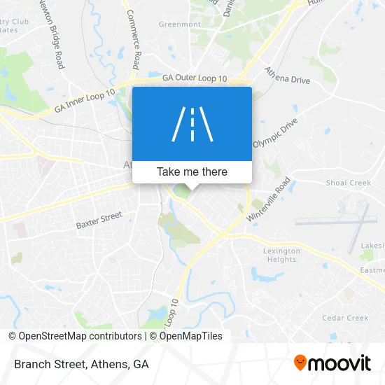 Branch Street map