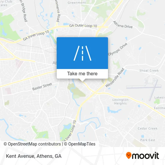Kent Avenue map